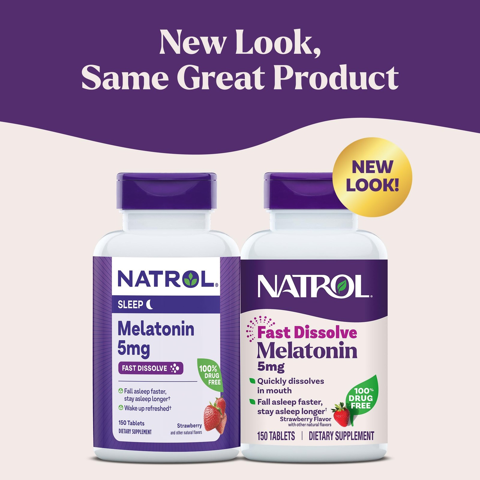 Natrol Melatonin 5Mg Dissolve Tablets Sleep Support Supplements For Adults