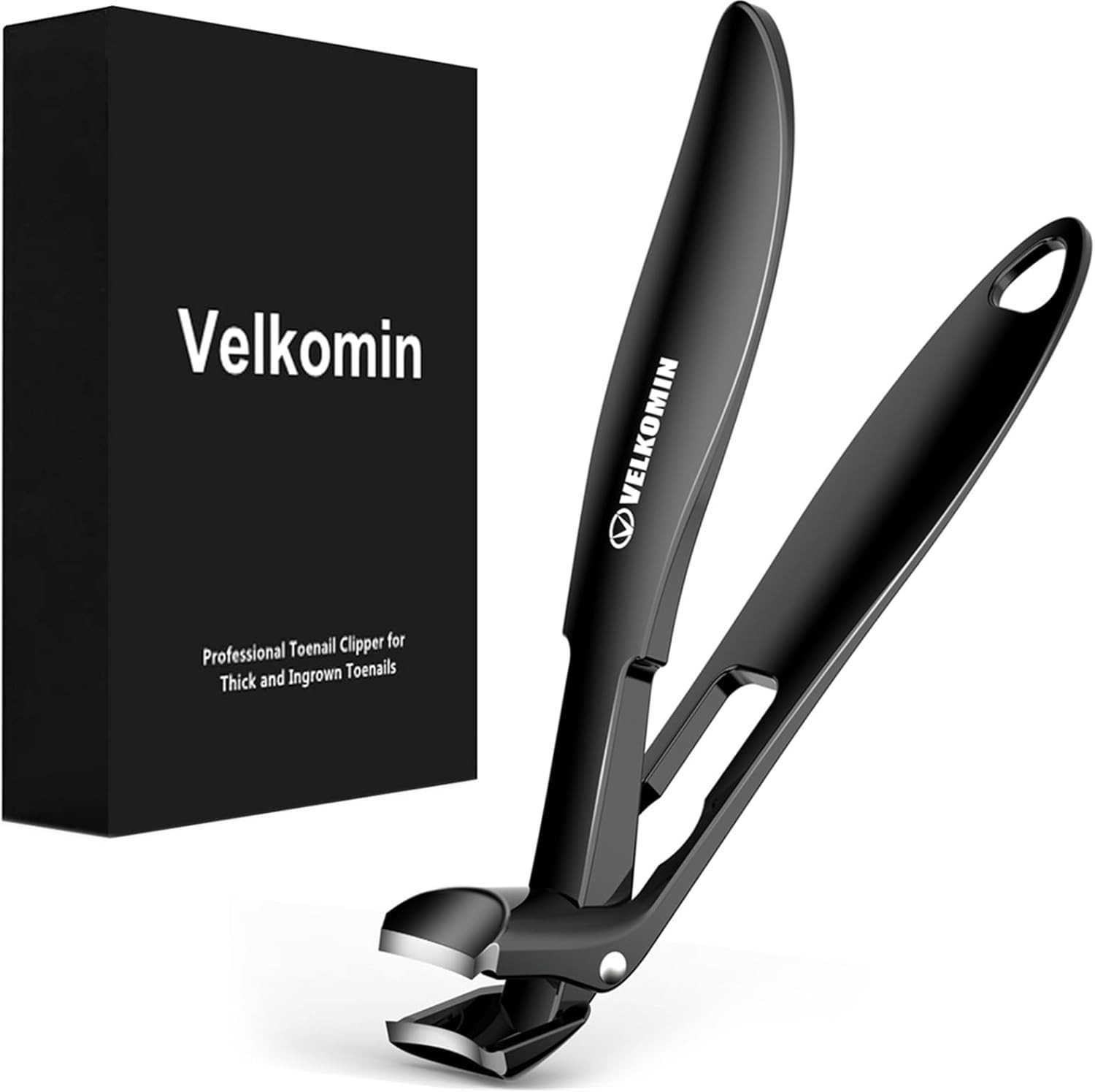 Long Handle Toe Nail Clippers for Seniors Angled Head Wide Jaw Ultra-Sharp *USA*