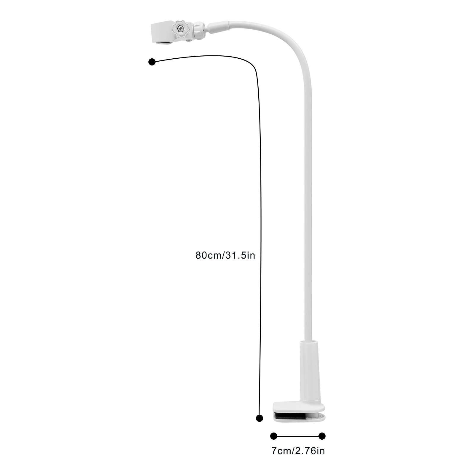 360° Adjustable Hair Dryer Stand – Hands-Free, Compact, and Portable