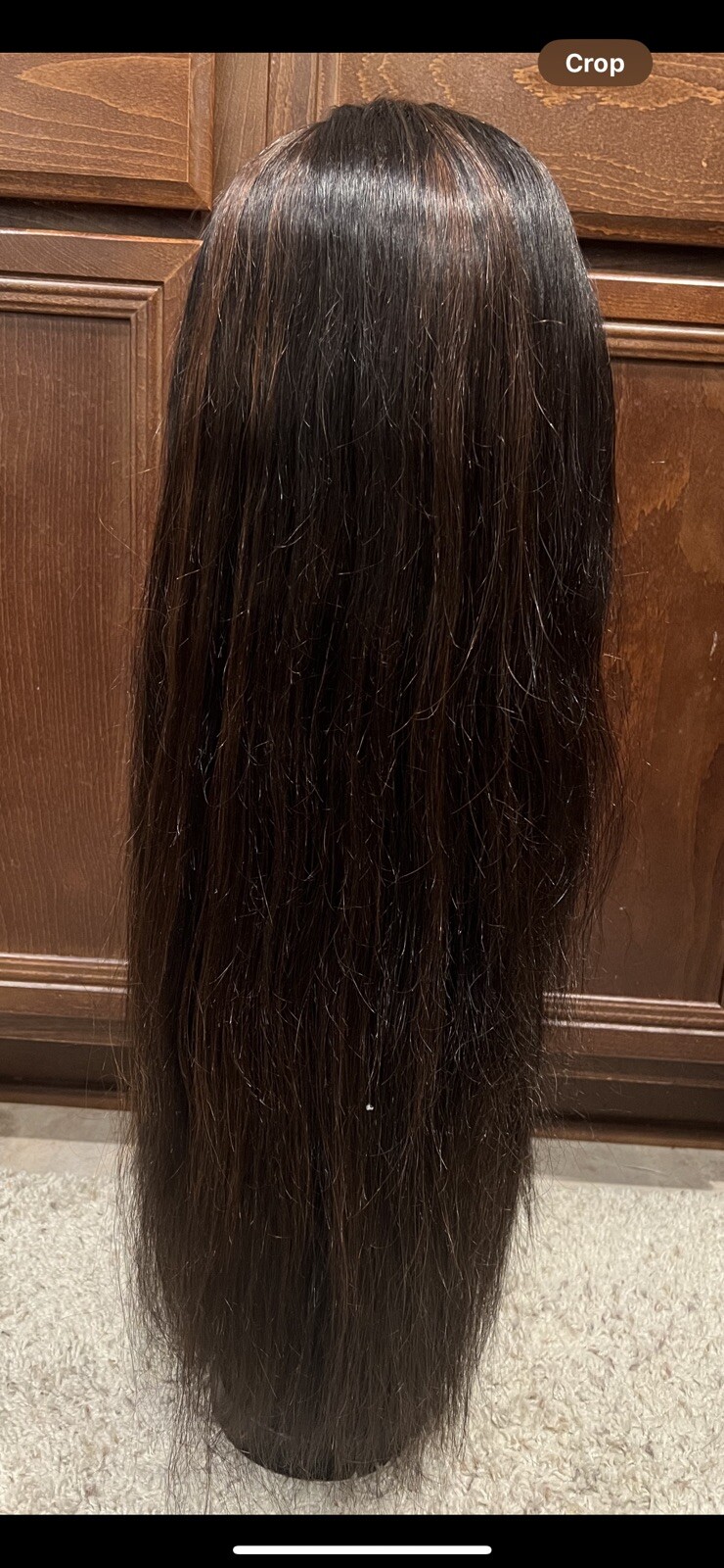 772 Glam 24″ Human Hair Medical Wig Unit With Caramel Highlight