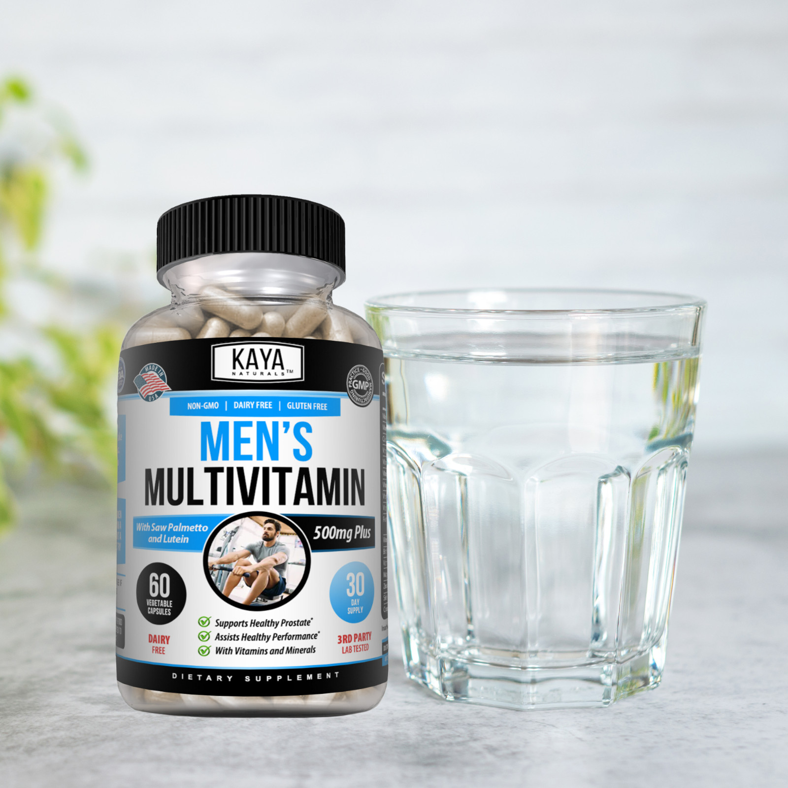 (2 Pack) Multi Vitamin for Men Capsules Mens Prostate Multivitamin Multimineral