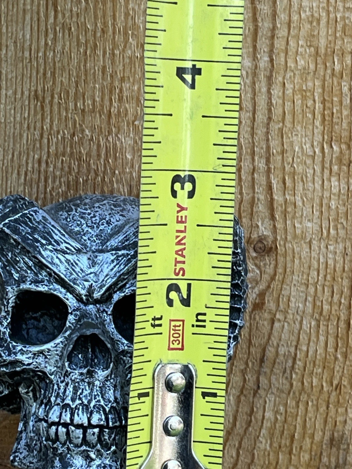 Black Metal Walking Cane with Silver Skull Decorative Handle for Adults