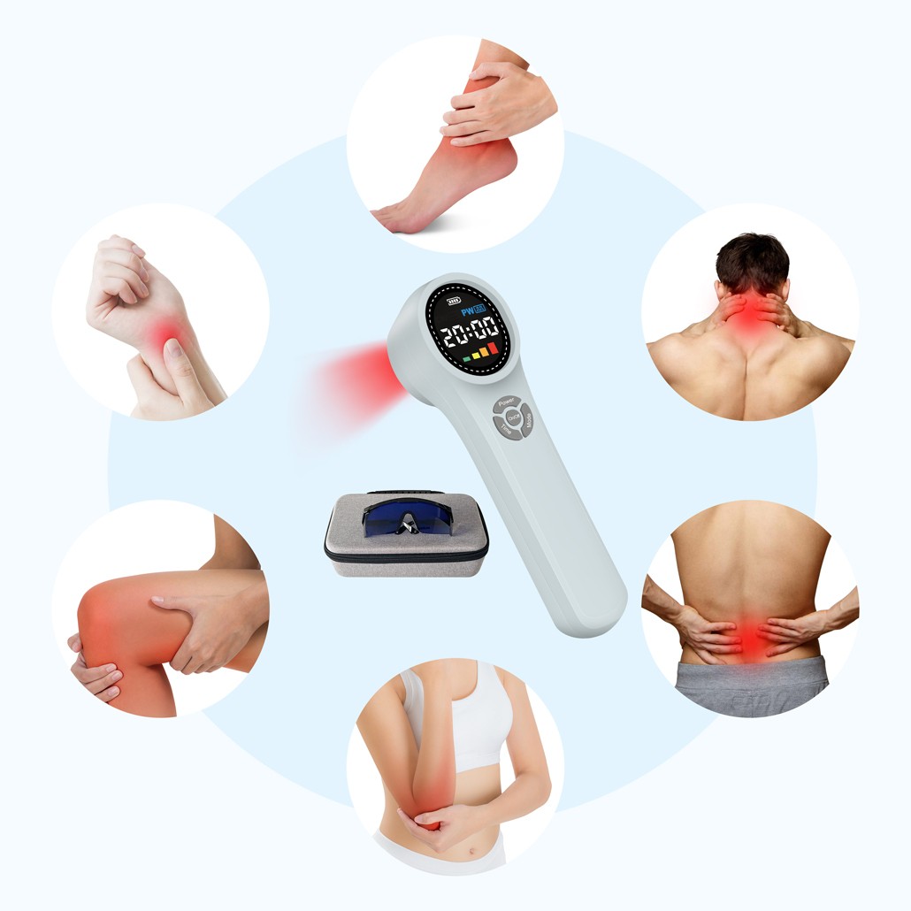 1760mW Handheld Cold Laser Therapy Device LLLT 660nm 810nm 980nm for Pain Relief
