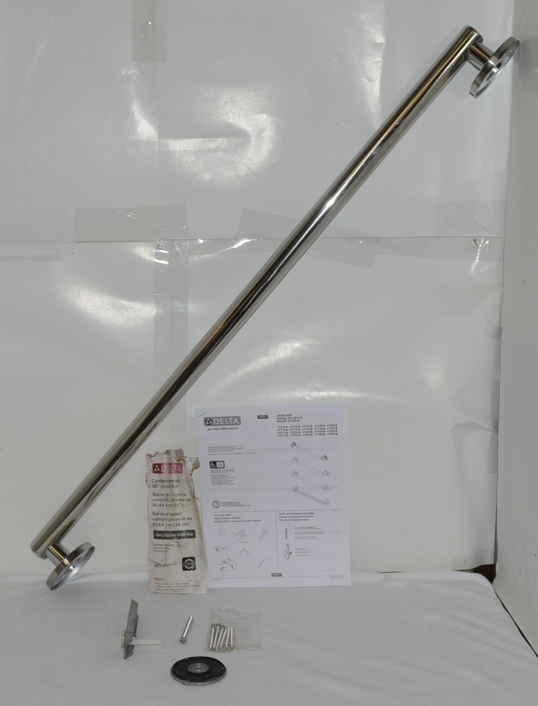 Delta 41836 Contemporary 36 Inch Grab Bar Polished Chrome