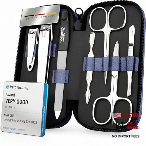 Manicure Set Solingen Made in Germany – 7 Piece Exclusive Finger & Toe Nail