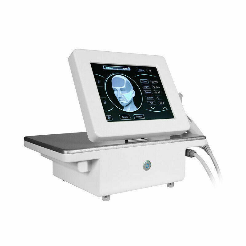 Portable 2in1 Fractional RF Machine 10/25/64/Nano Cartridges Head Cold Hammer