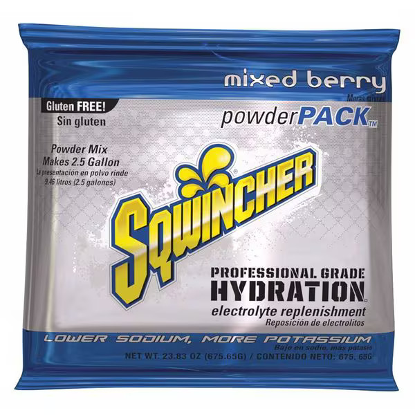 Sqwincher 2.5gal Mixed Berry Powder Concentrate 159016048 Sqwincher 159016048