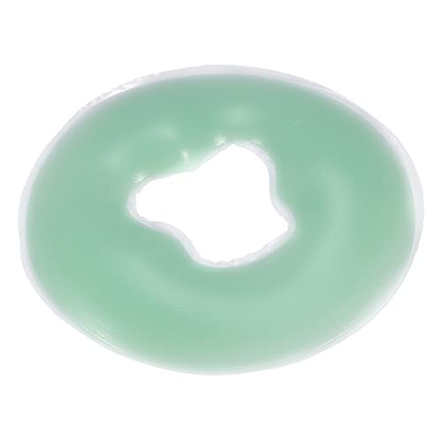 Face Massage Pillow, Silicone Cushion for Table Default, Light Green