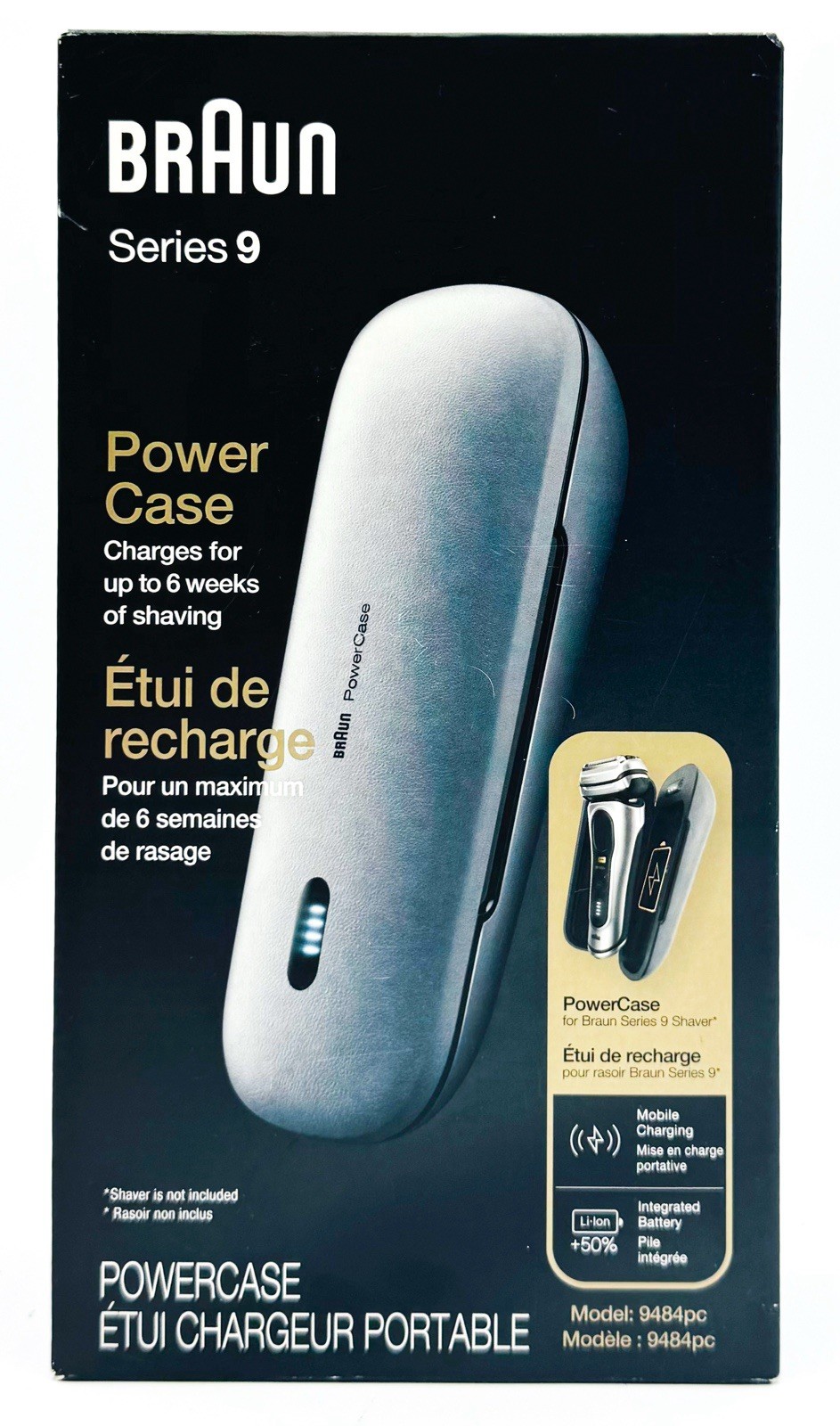 Braun PowerCase For All Braun Series 9 Pro / Series 9 / Series 8 Shavers