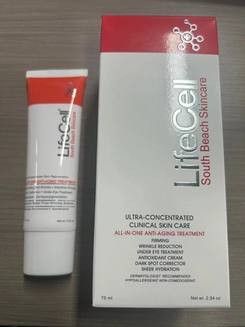 New Live Cell South Beach Skincare All-In-One Anti-Aging Treatment 2.54 oz