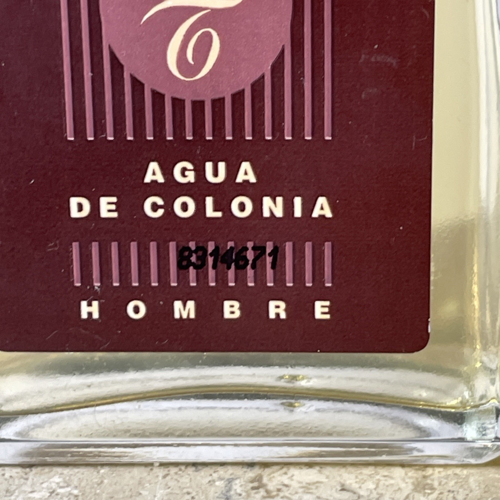 Manantiales De La Toja Eau De Cologne For Men Spain Hombre Older Label 1.7 oz 50
