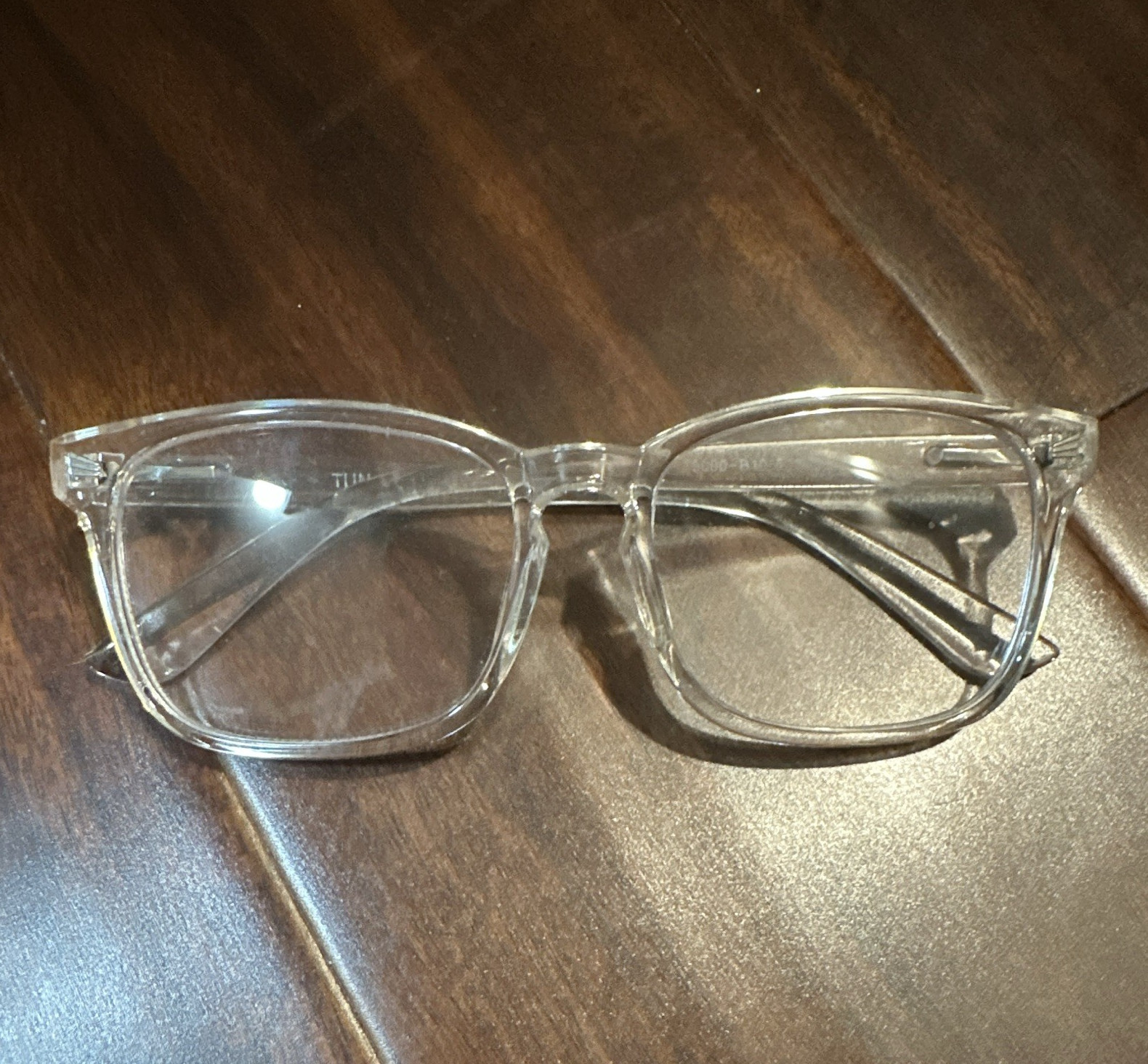 Clear Full Rim blue light Eyeglasses Frames Solid Pattern Unisex Adults