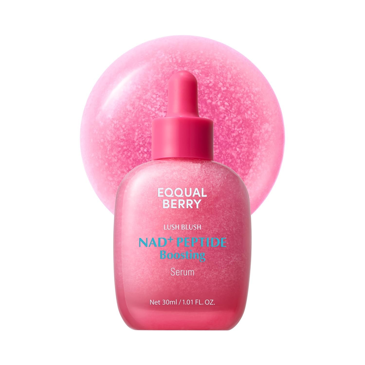 EQQUALBERRY NAD+ Peptide Boosting Serum | 14 Peptide Serum for Face, Neck & Body