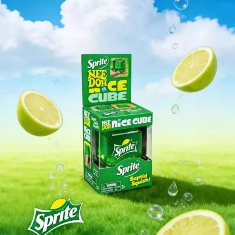 Nee Doh Nice Cube Super Solid Squish! 4 Pack Soda All 4