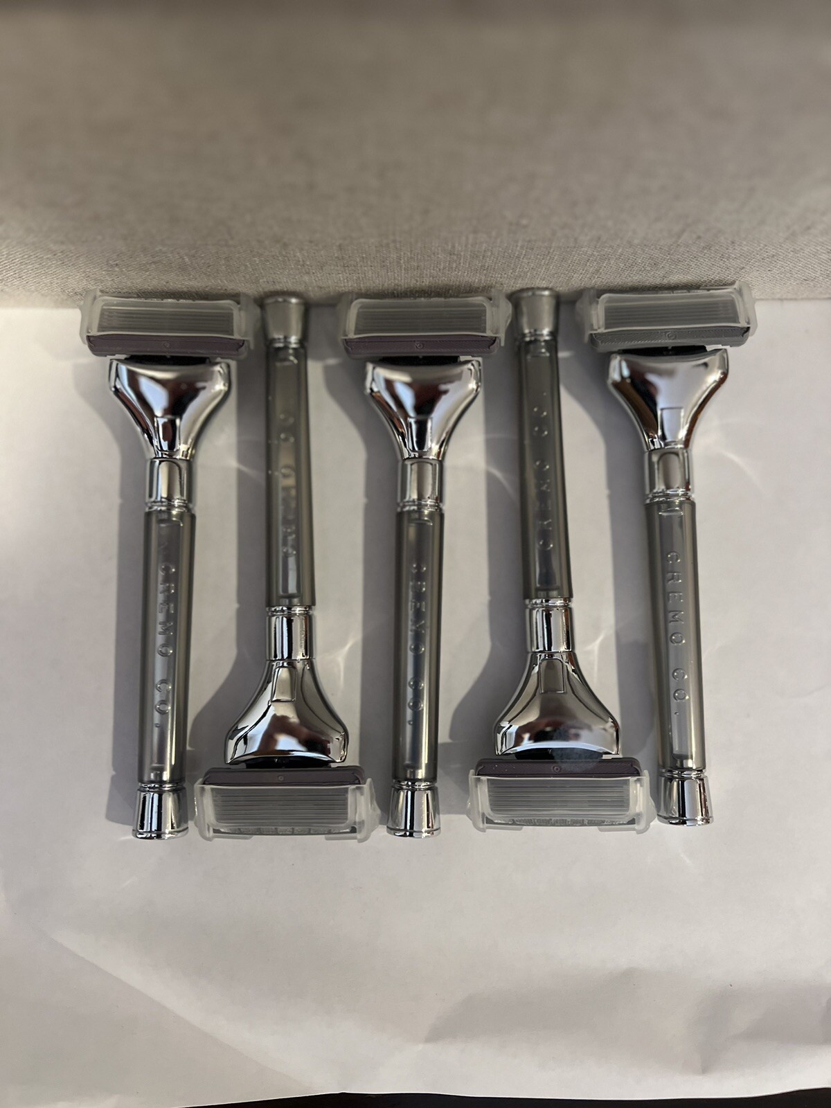 Cremo The Barber Grade Shave Experience 5 Razors No Box As Shown Free Shipping!