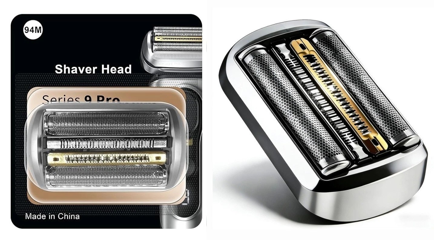 94M Series 9 Pro Replacement Heads for Braun Pro Electric Shavers 2-Pack