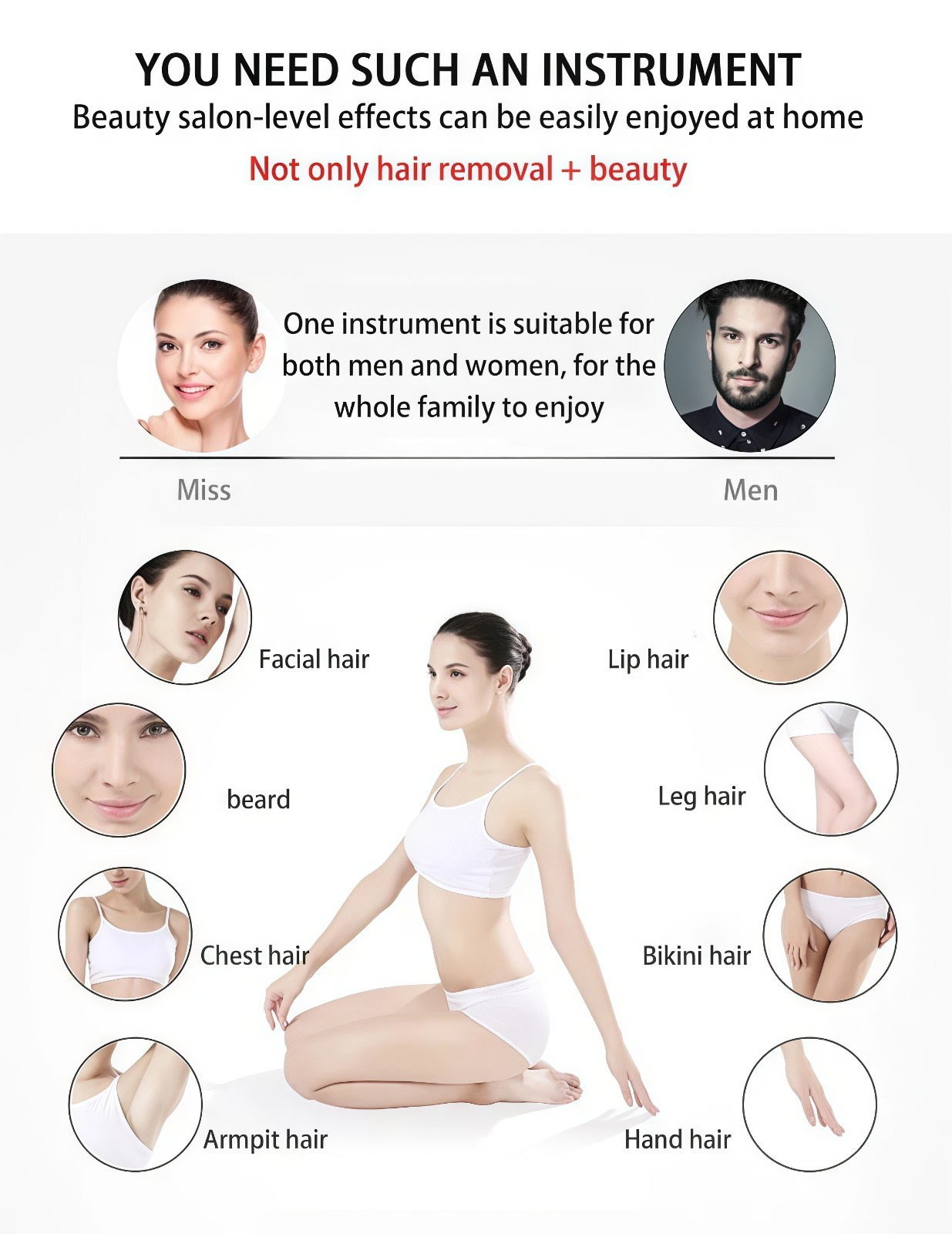 2026 Permanent Depilation Diode Laser Hair Removal Machine 755 808 1064nm