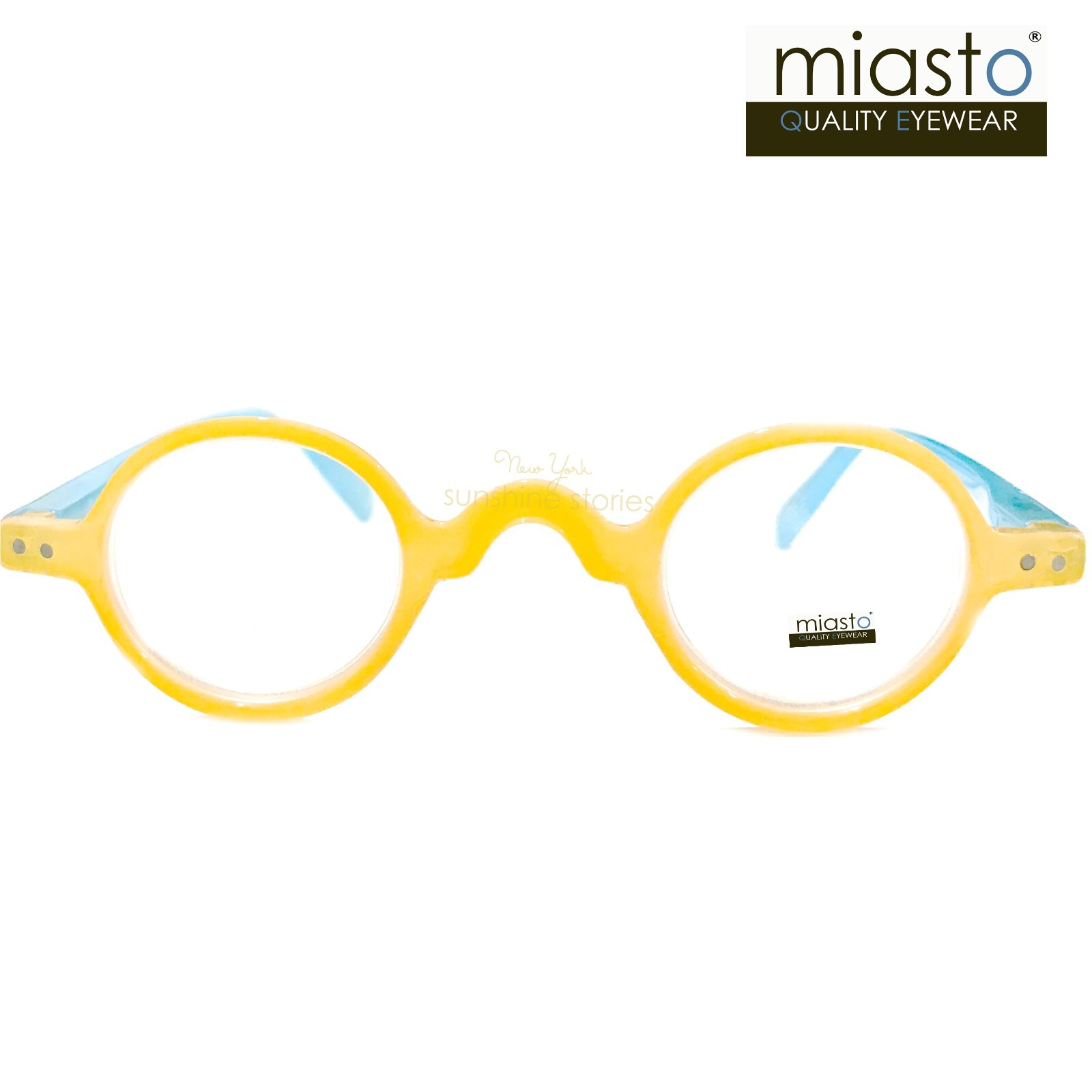 MIASTO “MINI ITALY” EXTRA SMALL ROUND RETRO BOHO VINTAGE READERS READING GLASSES