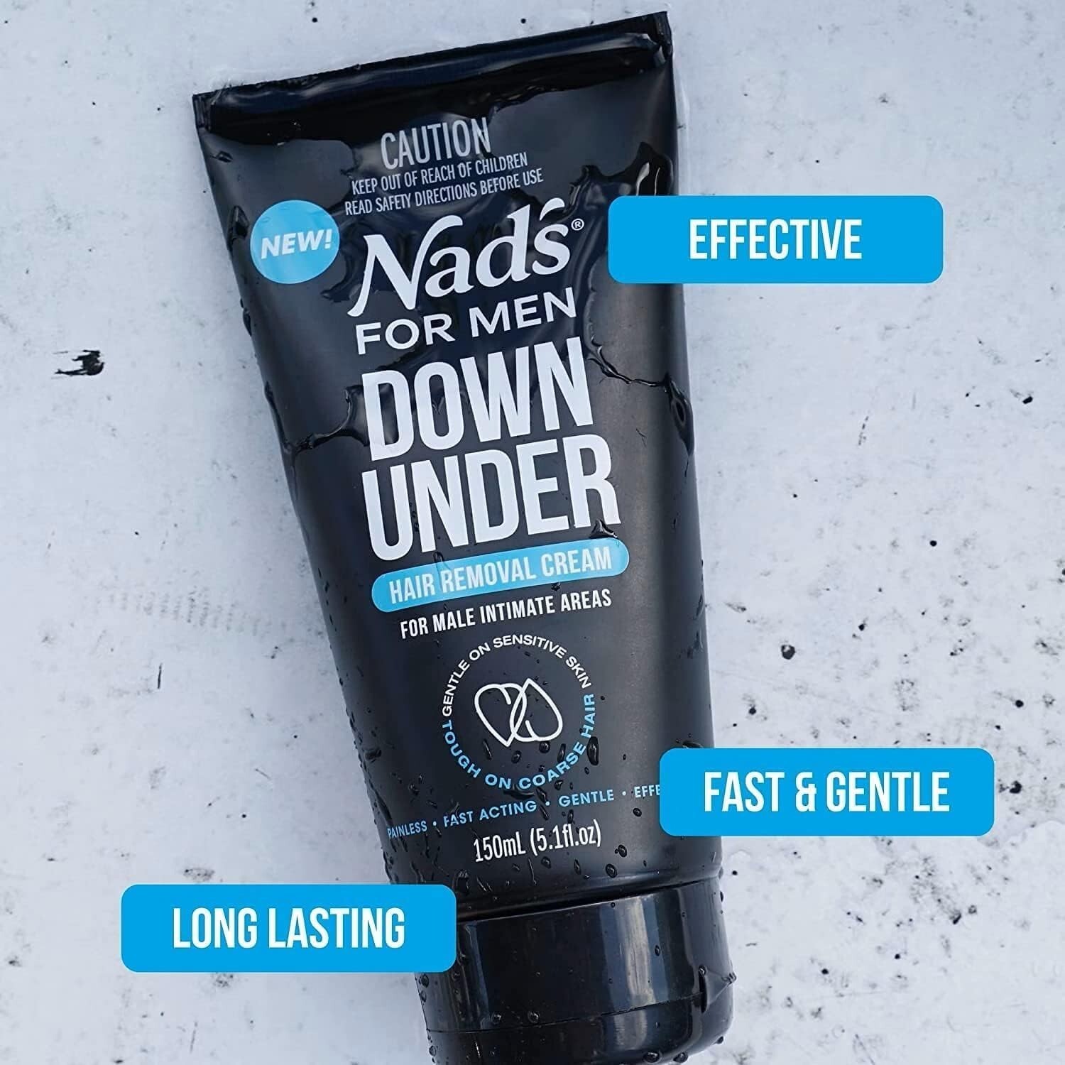 Nad’S For Men Intimate Hair Removal Cream For Men – Easy & Painless Depilator