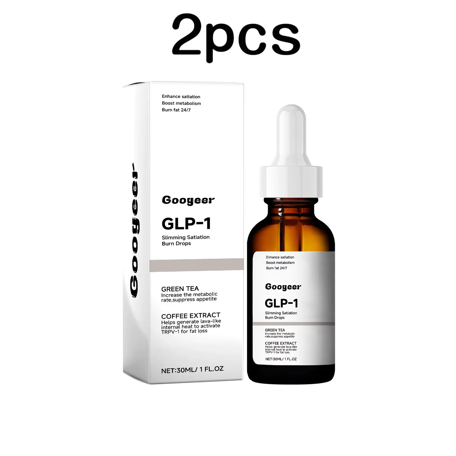 Googeer 30ml Dietary Nutrient Drops Promote Digestion Weight Lose Detox Premium