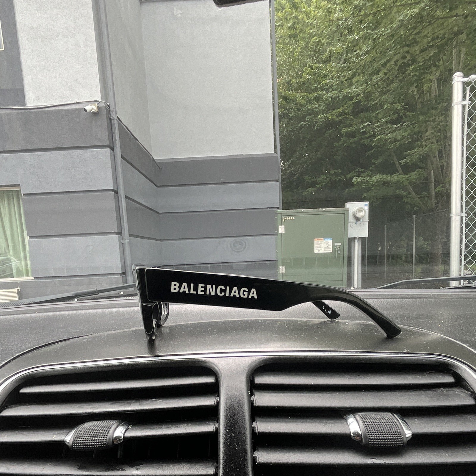 Balenciaga BB0377O 001 Black Full Rim Plastic Eyeglass Frames 54-15-145
