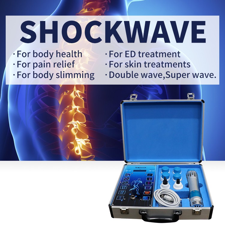Touch Screen Focused Shockwave Therapy Machine 7 Heads ED Treatment Pain Relief