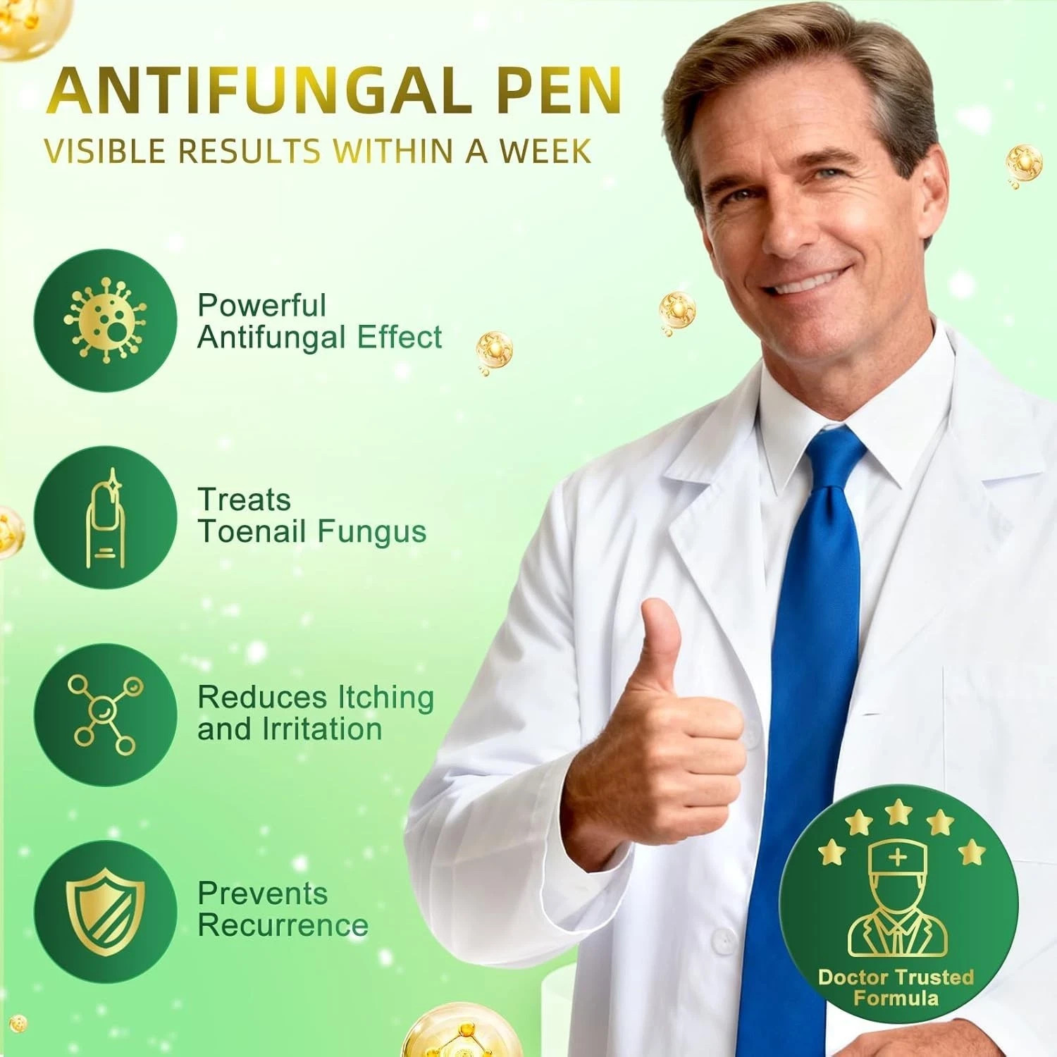 6PCS Nail Fungus Pen Anti Fungus Infection Nail Care Repair Pen Toenail