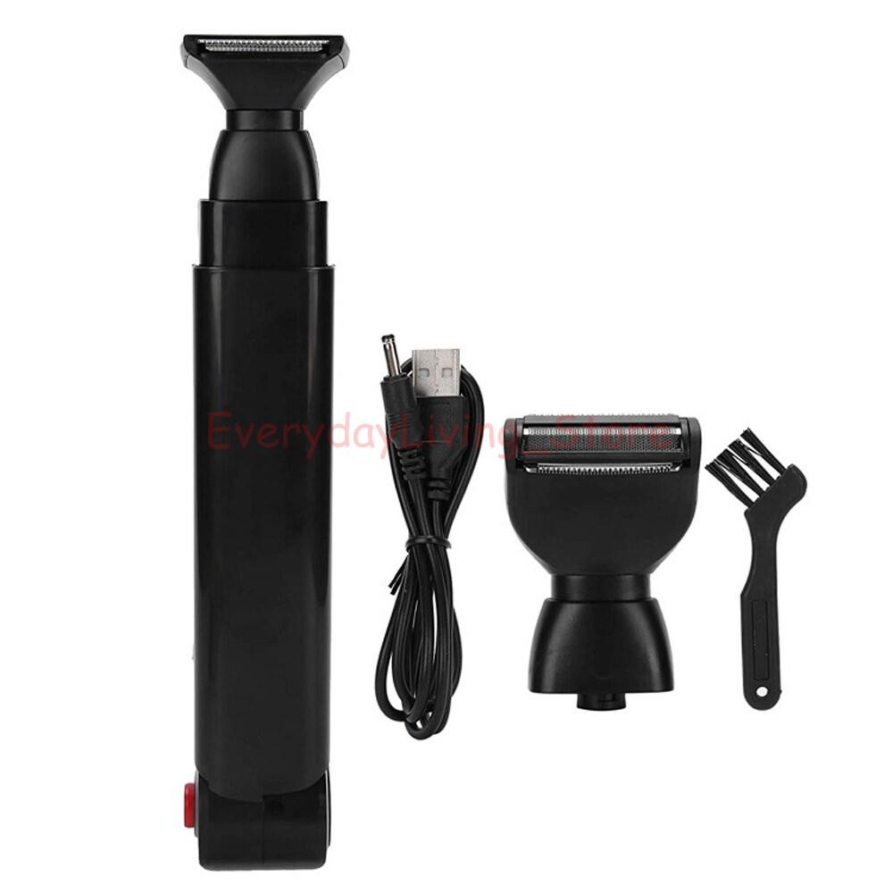 Long Handle Electric Back Shaver For Men Body Hair Removal Razor USB Recharge US