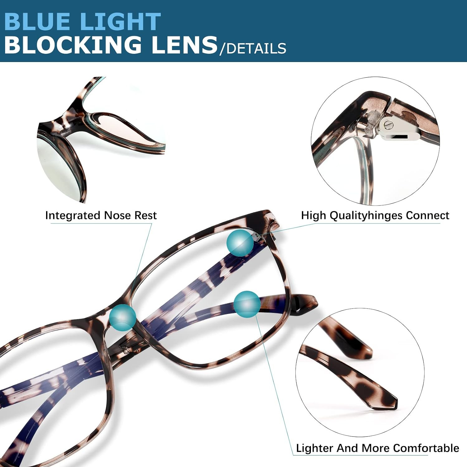 Blue-Light Blocking Glasses Computer Reading/Gaming/TV/Phones Glasses Fashion