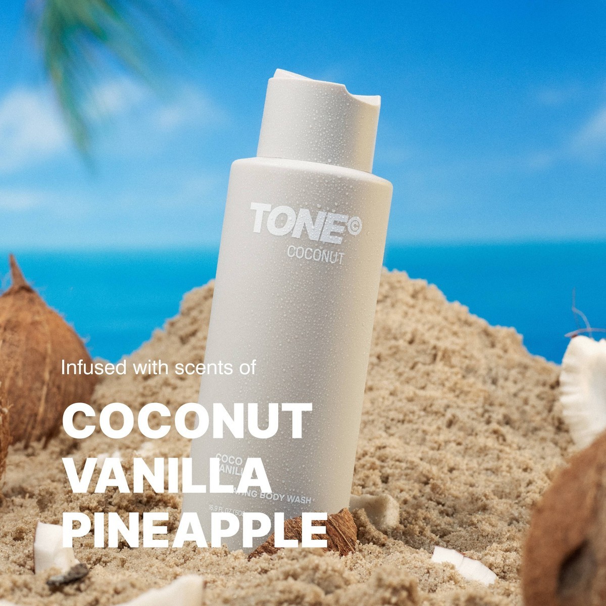 TONE Hydrating Body Wash with Long-Lasting Fragrance – Coconut – 500ml