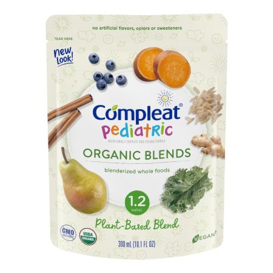 Compleat Pediatric Organic Blends Plant Blend Vegan 10.1oz Pouch Age 1-13 Year 1