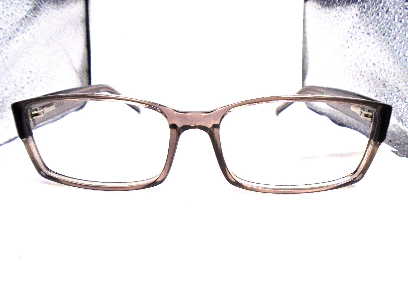 Modern HUDSON Grey/Crystal 60-19-150 Rectangle Mens Eyeglasses Frames