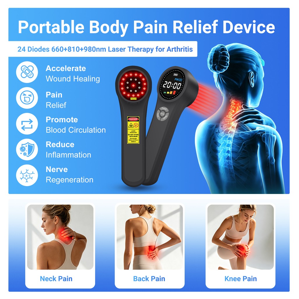 810/980nm Laser Therapy for Pain Relief Low Level Laser Therapy Back Neck Pain