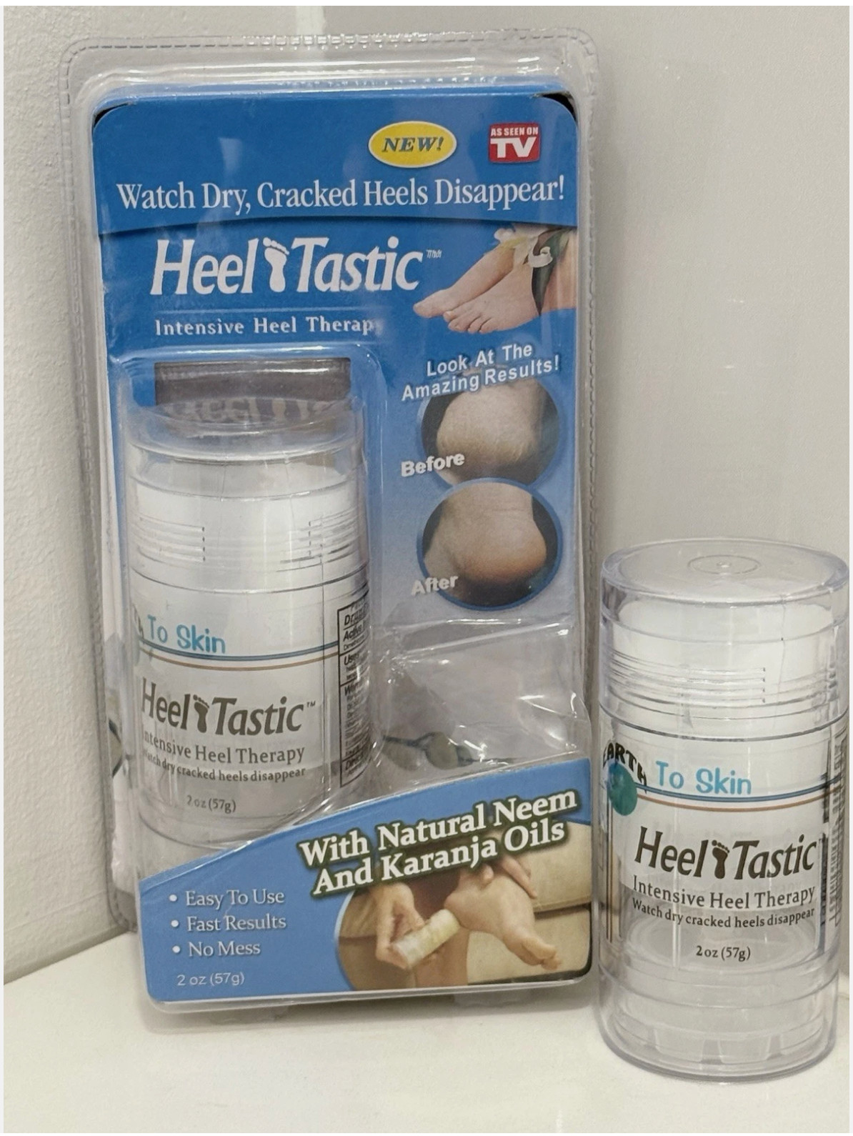 Heel Tastic Intensive Heel Therapy, Foot Care 2oz, FAST FREE SHIPPING
