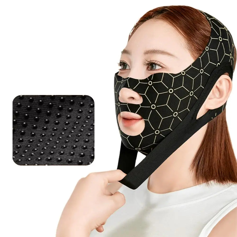 Face Lifting Tapes, Mask, Adjustable Toning Belts,reusable Chi