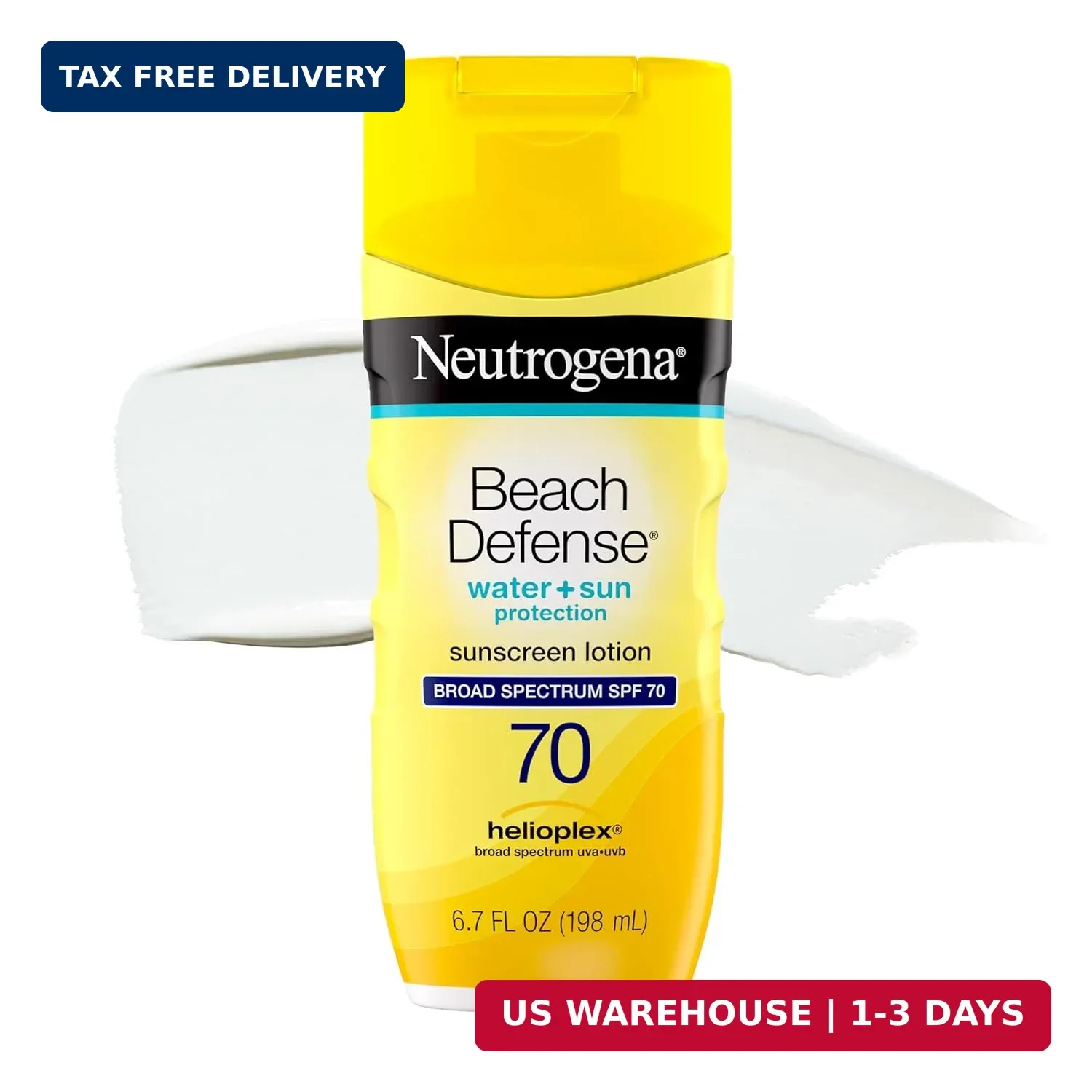 Neutrogena Beach Defense Sunscreen Lotion SPF 70 Broad Spectrum UVA UVB Protecti