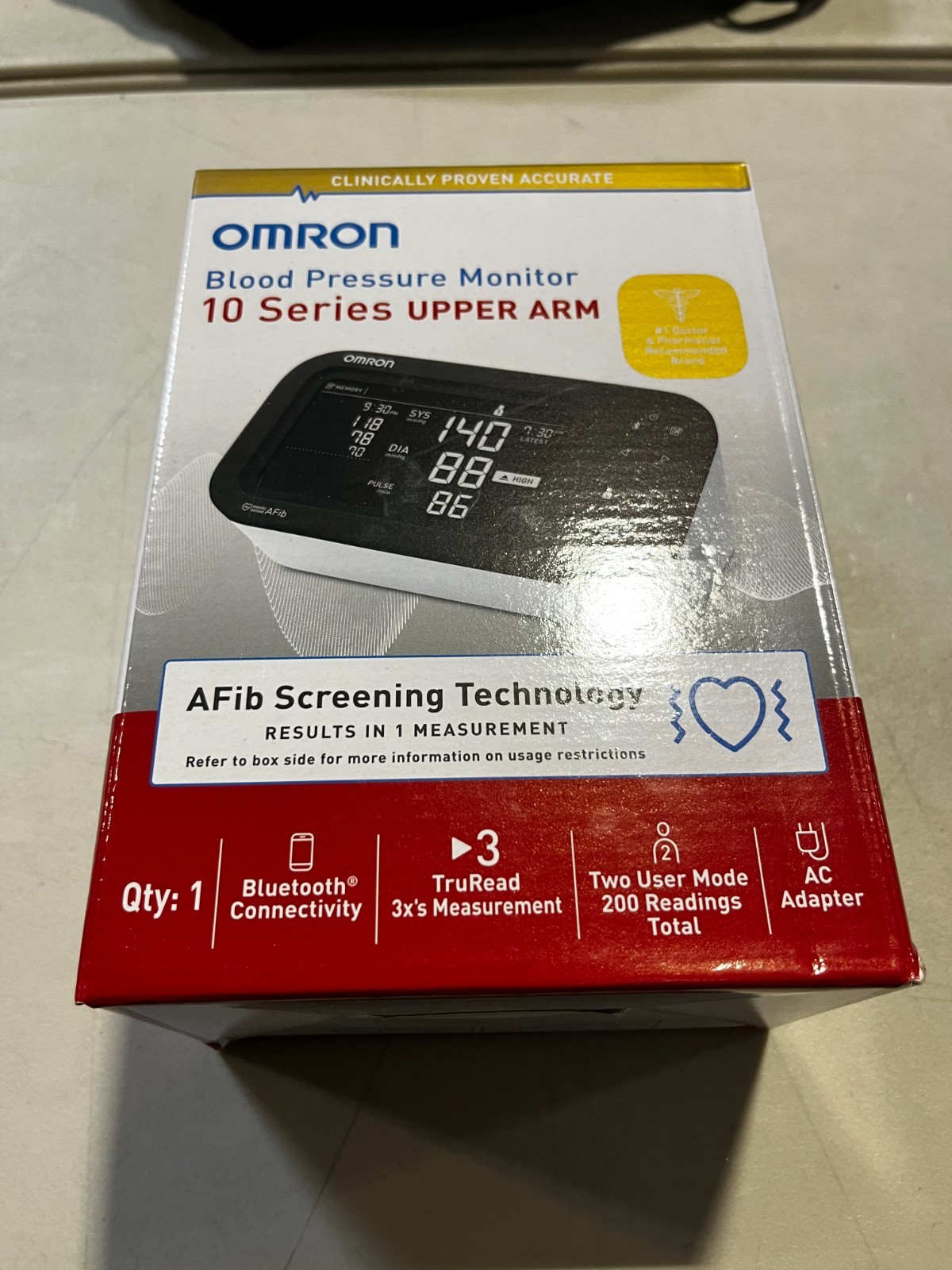 OMRON – 10 Series – Screening – Upper Arm Blood Pressure Monitor