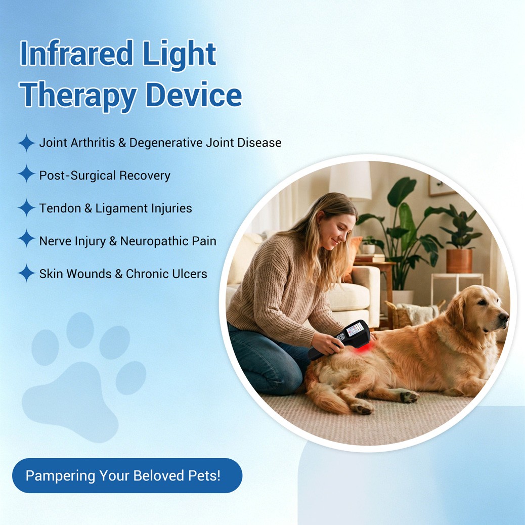 Touchscreen Low Level Laser Light Therapy For Chronic Pain Relief 2.5W 1-10000Hz