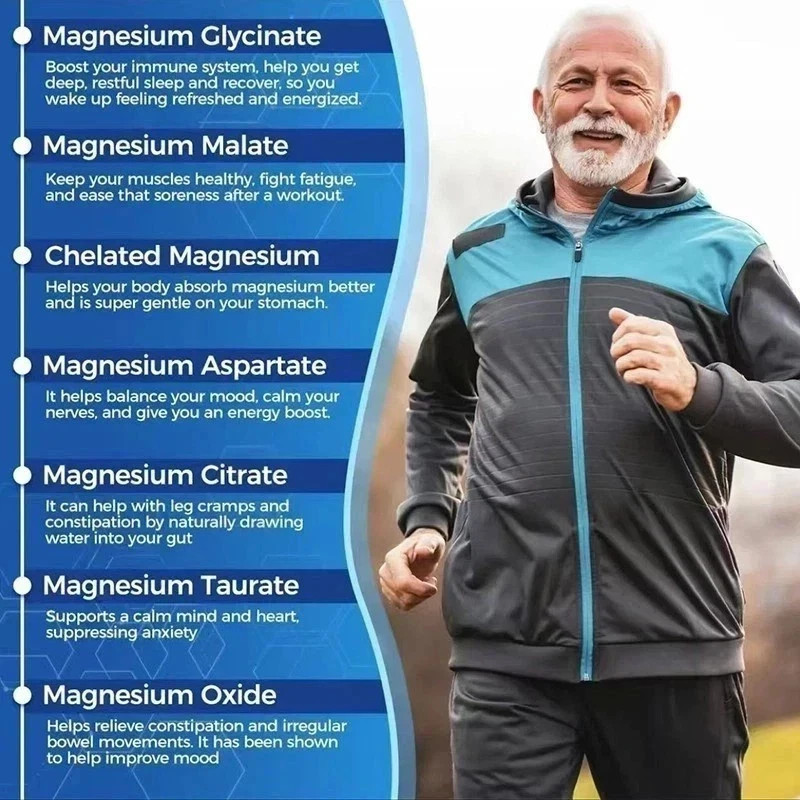 Magnesium 2-Pack 7 Complex 120 Capsules, Advanced Daily Wellness Blend, Plant-Ba