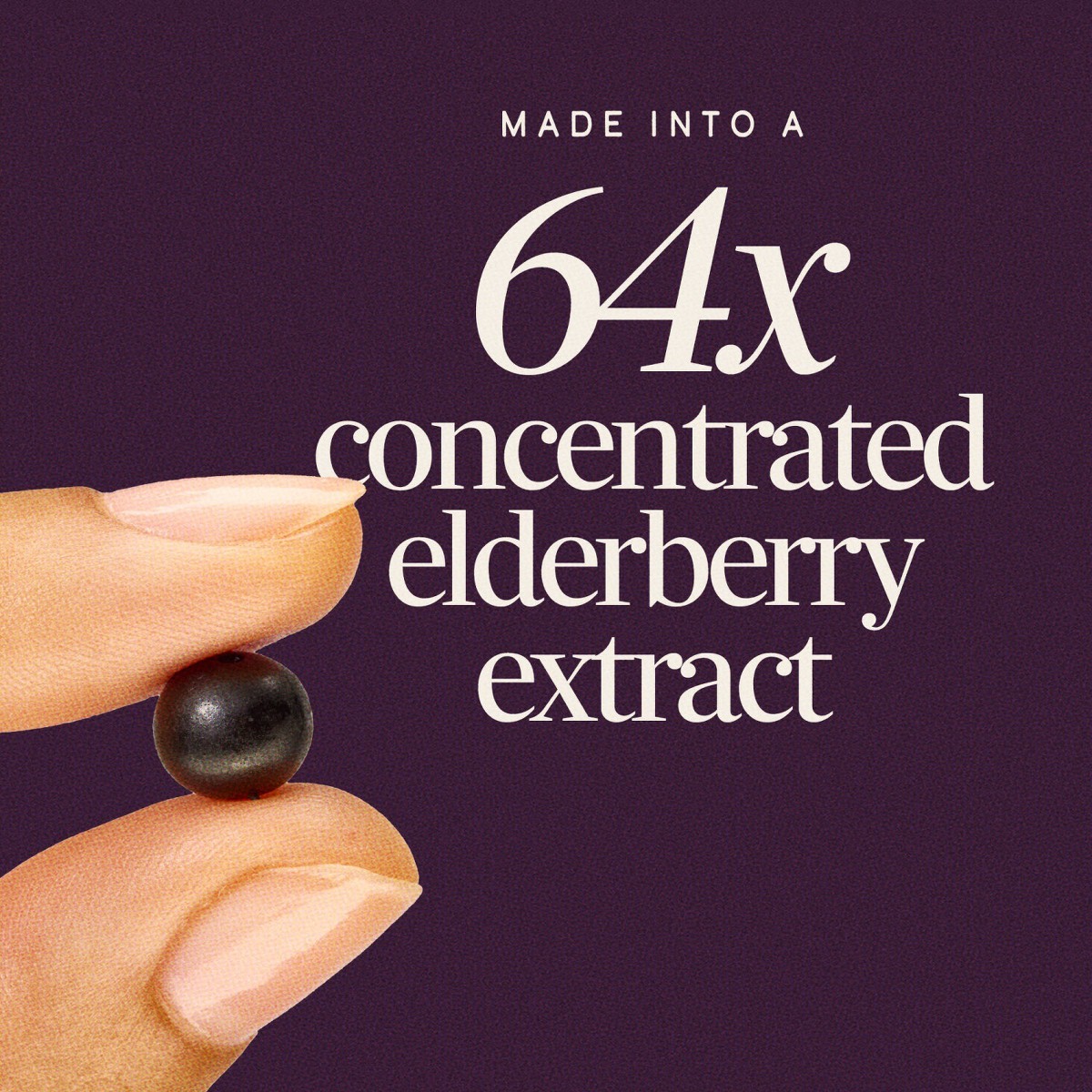 Sambucus Elderberry Immune Gummies with Vitamin C, Vitamin D3 and Zinc – 60ct