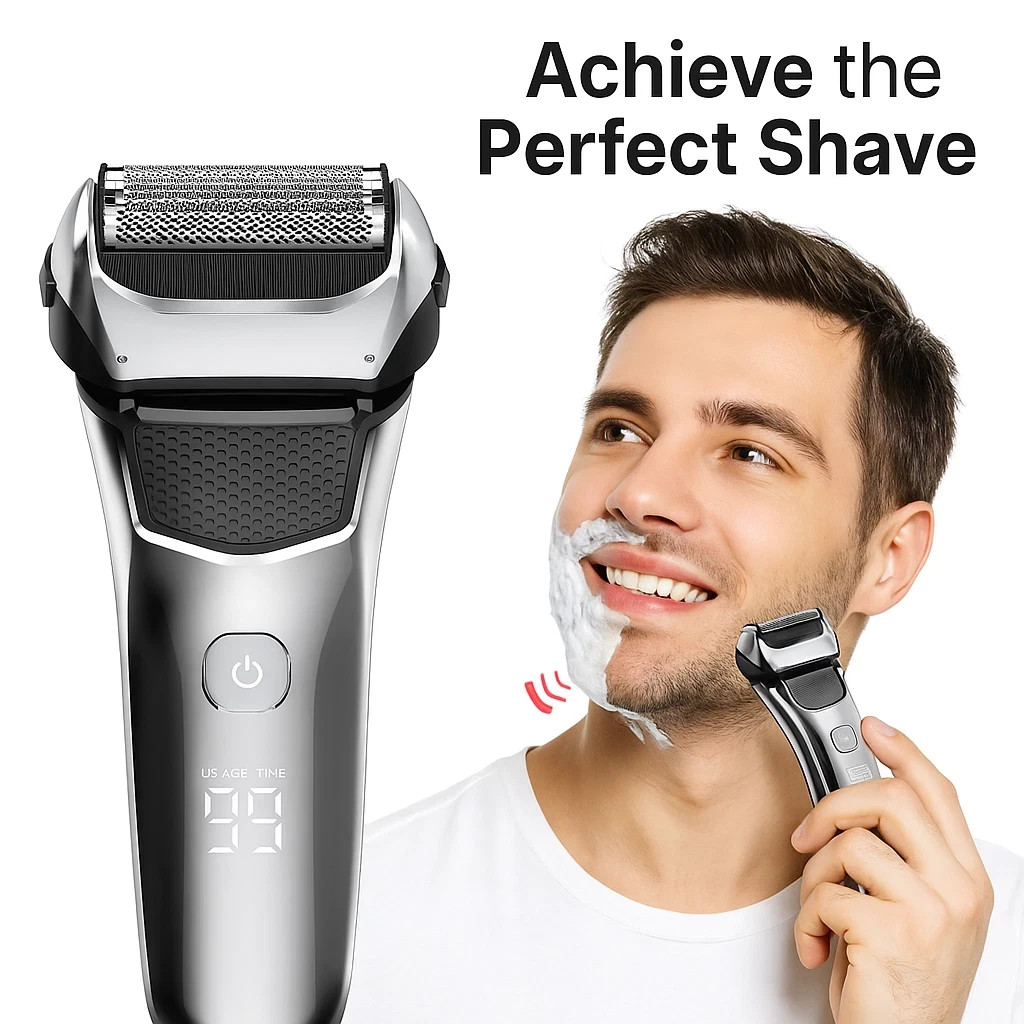Electric Razor for Men,Shavers for Men Electric Razor Wet Dry