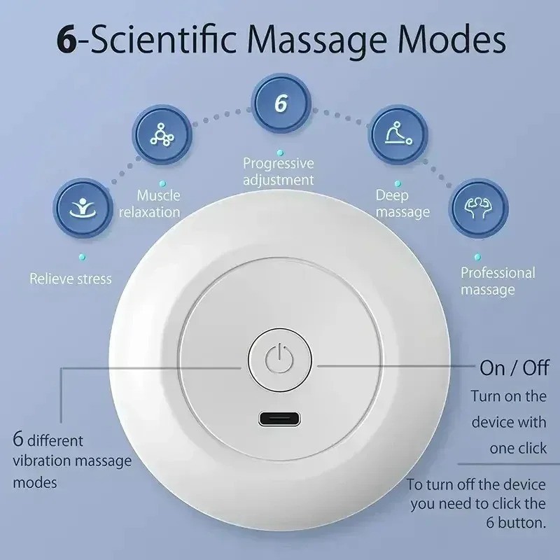 Mini Portable Massage Gun Deep Tissue Percussion Handheld Muscle Massager