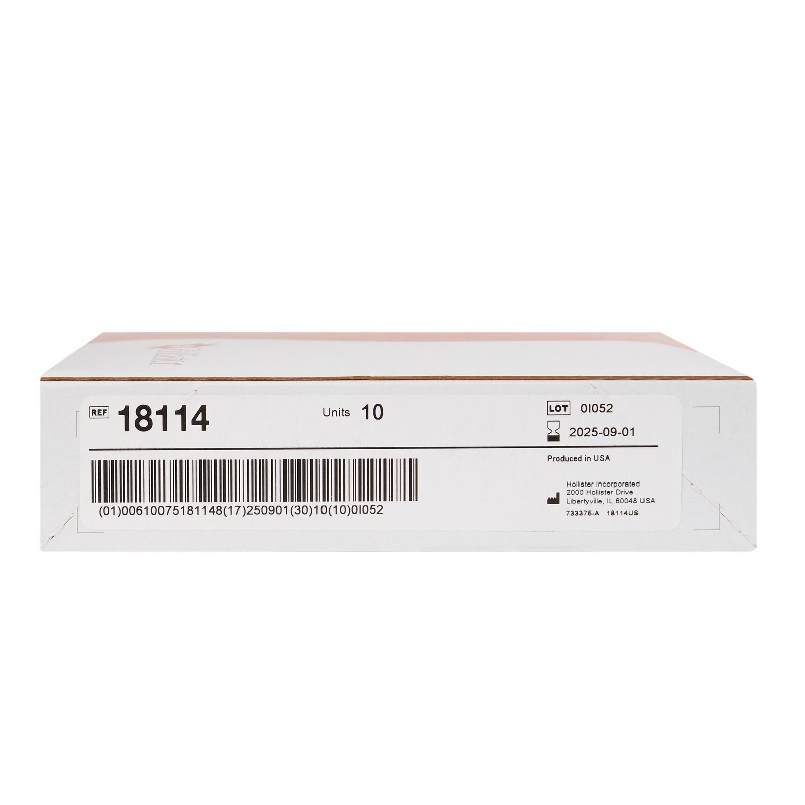 New Image Drainable 12″L 2pc System Colostomy Pouch 2.75″ Flange 18114 10 Ct