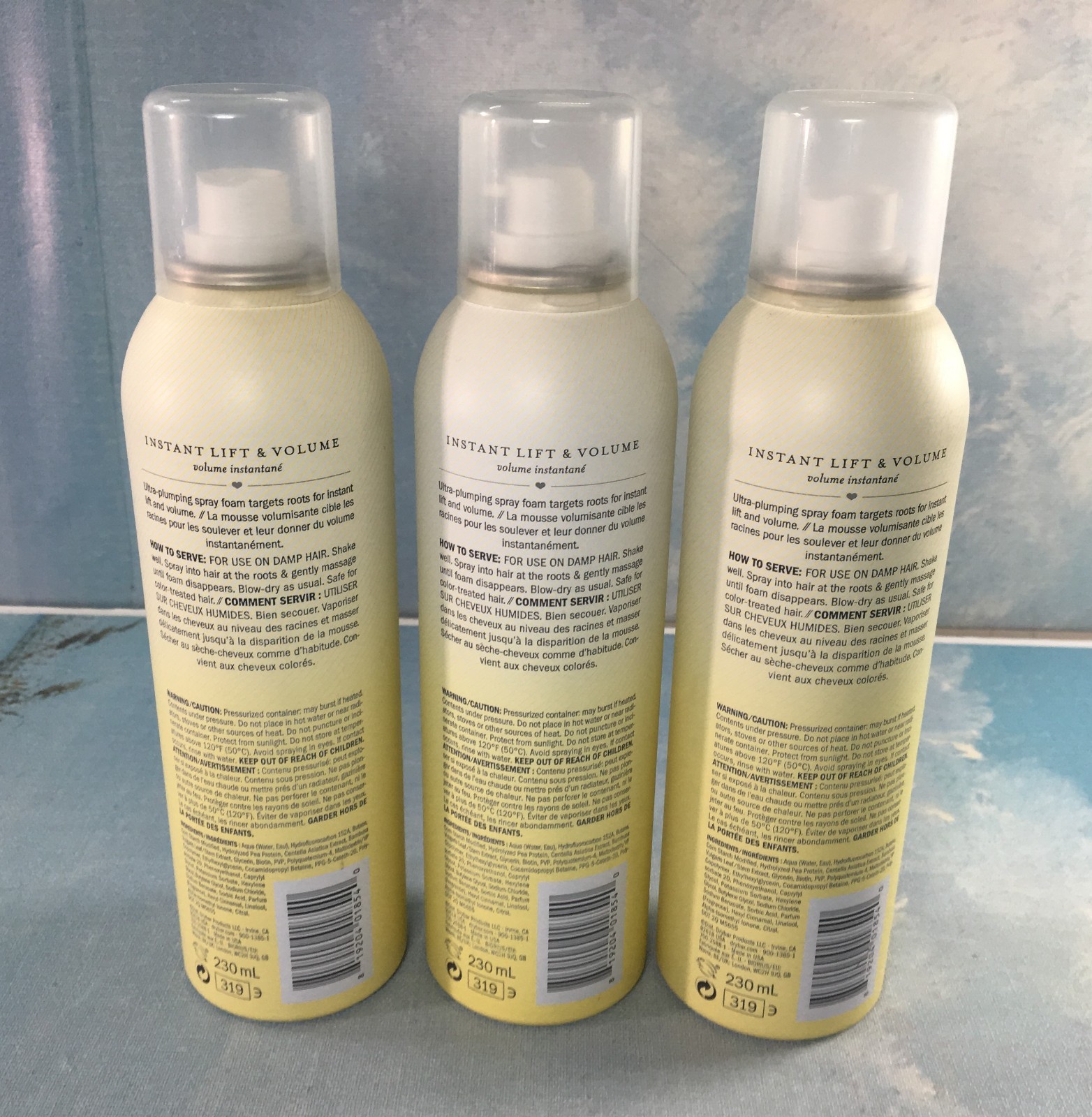 DryBar Southern Belle Root Lifter Spray Foam, 3 Pack, 7.7 oz (218 g) Each