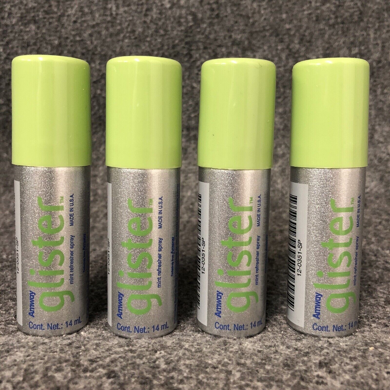 4 Count Amway glister breath refresher spray