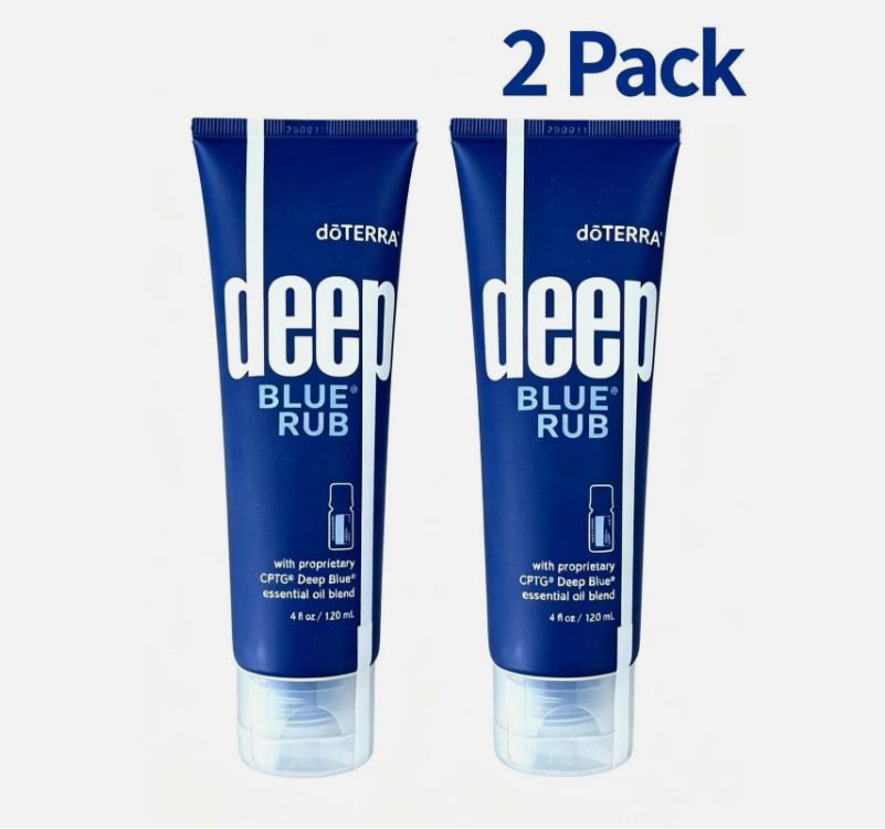 NEW Deep Blue Rub Cream Doterra 4oz 2PACK Sealed