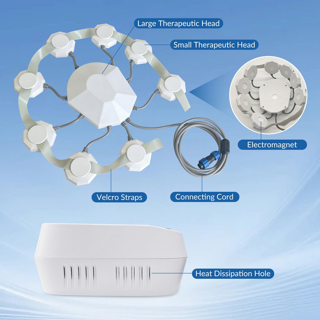 RTMS Transcranial Magnetic Stimulation Device for Depression Anxiety Therapy