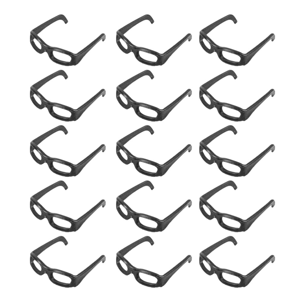 60Pcs Mini Doll Glasses Face Decoration Mini Glasses Props Doll Accessories