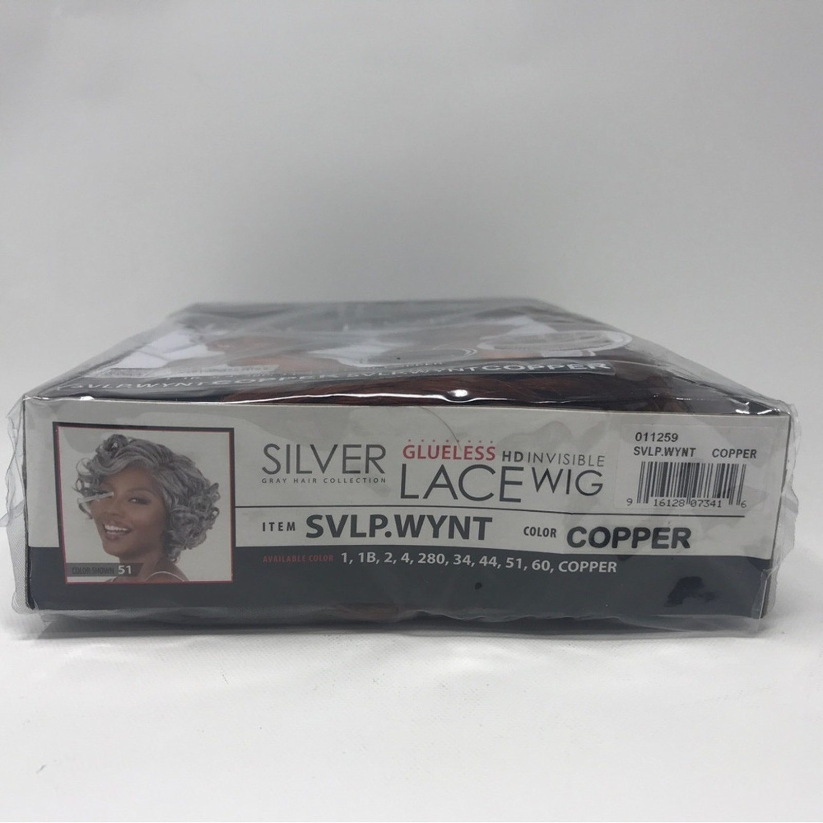 Motown Tress HD Invisible Lace Front Glue less Wig, OS – Copper