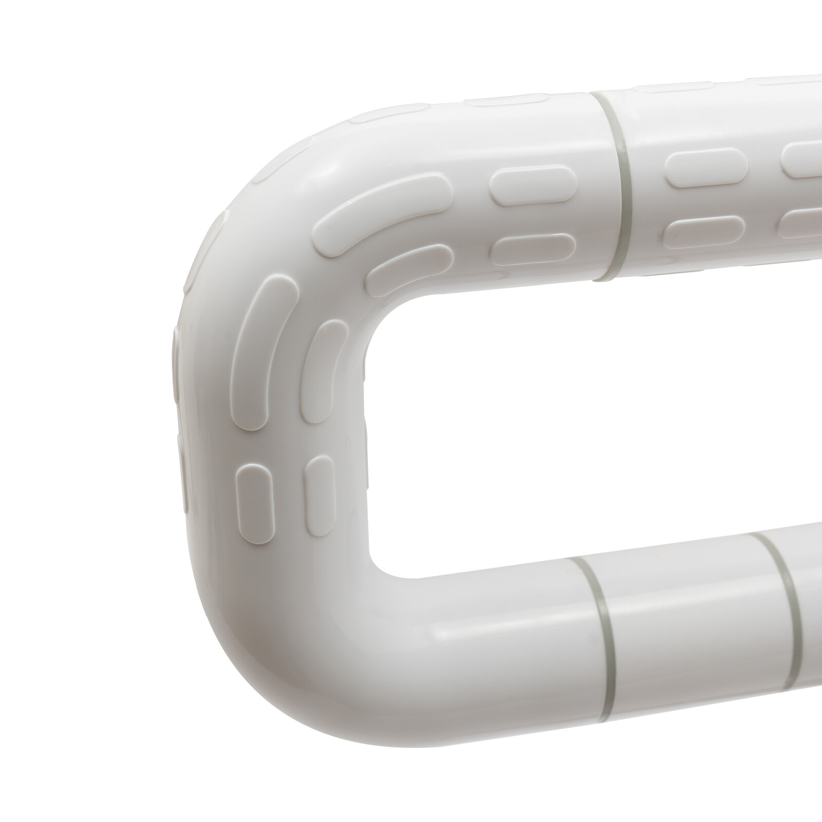 U-Shaped Toilet Grab Bar 60×70 cm SUS201 Stainless Steel ABS Grip 551lbs